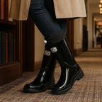 Maribel | Women's Knee-High Drawstring Rain Boots