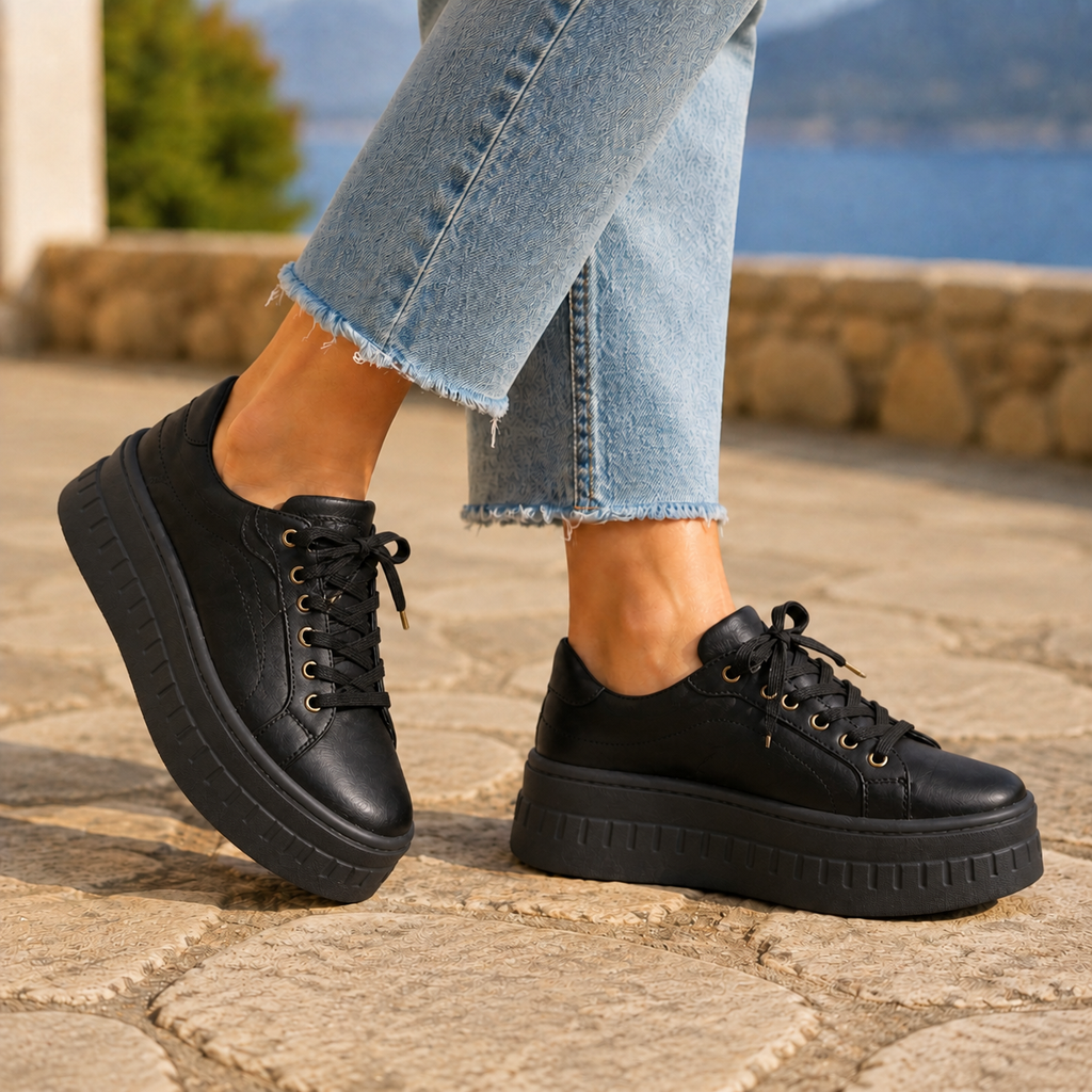 Winifred | Women's Platform Lace-Up Everyday Sneakers