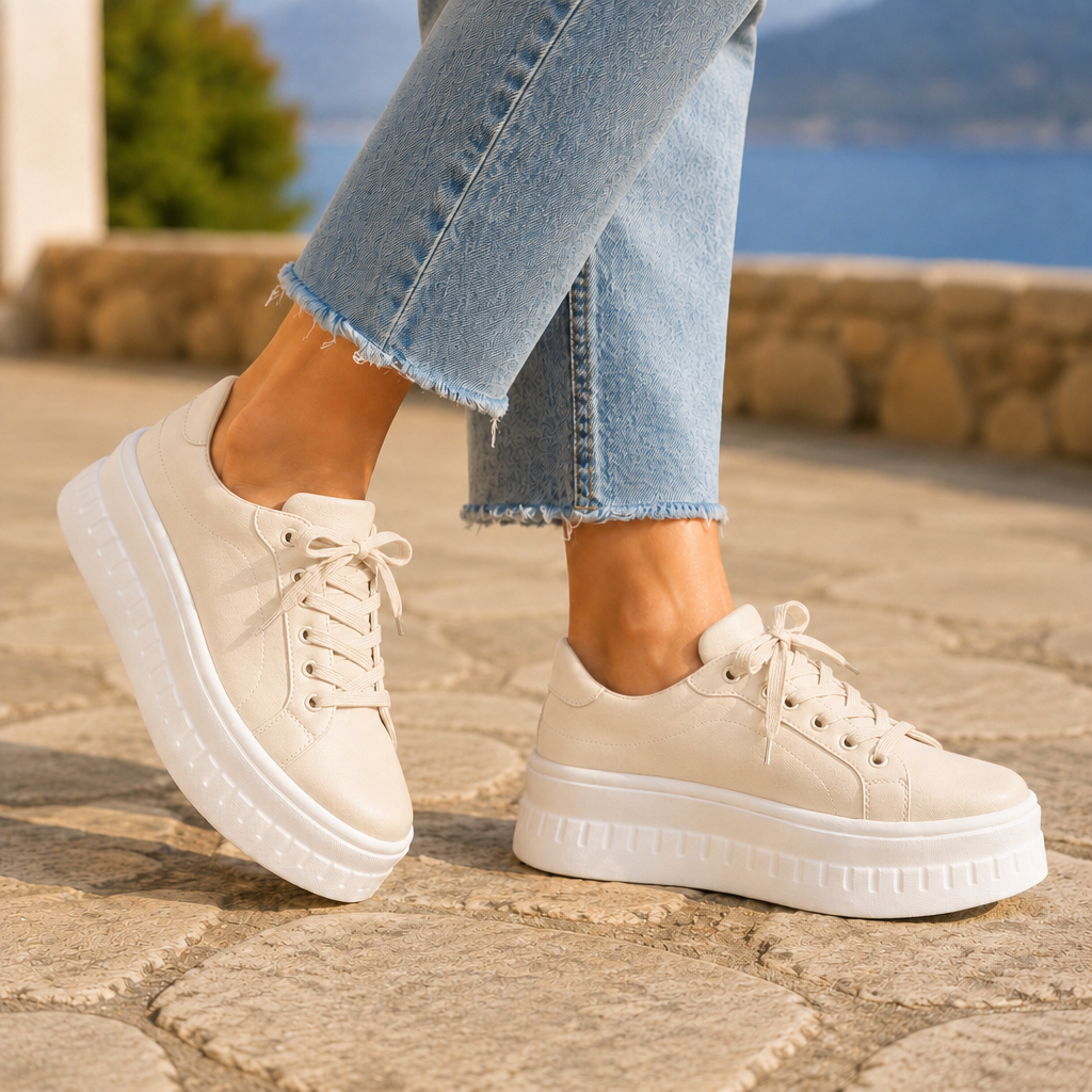 Winifred | Women's Platform Lace-Up Everyday Sneakers