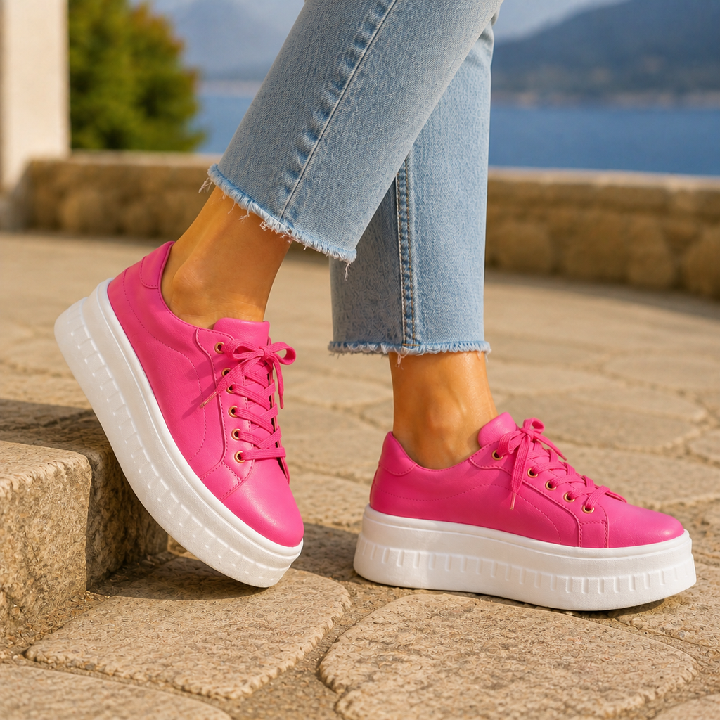 Winifred | Women's Platform Lace-Up Everyday Sneakers