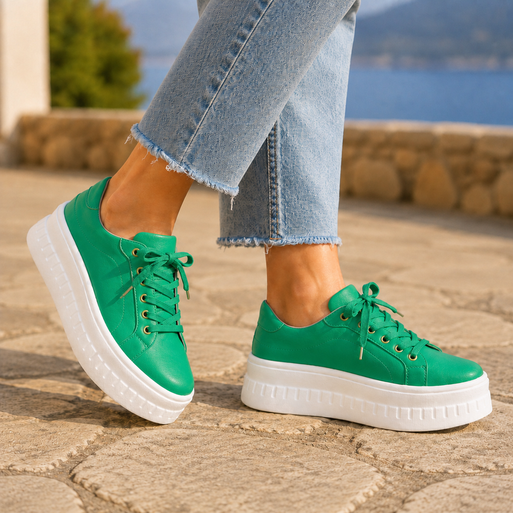 Winifred | Women's Platform Lace-Up Everyday Sneakers