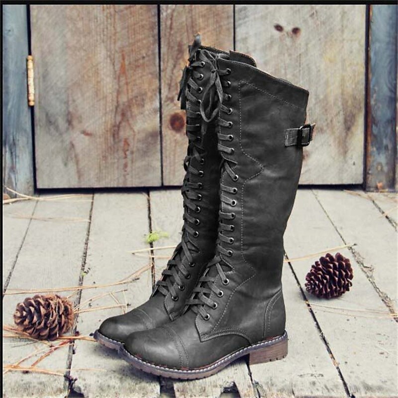 Eleanor Women's Tall Lace-Up Riding Boots original view