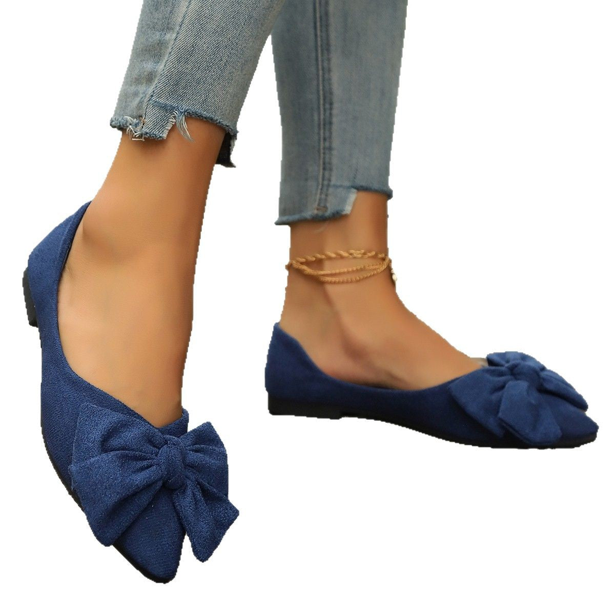 Women's Bow Detail Ballet Flats