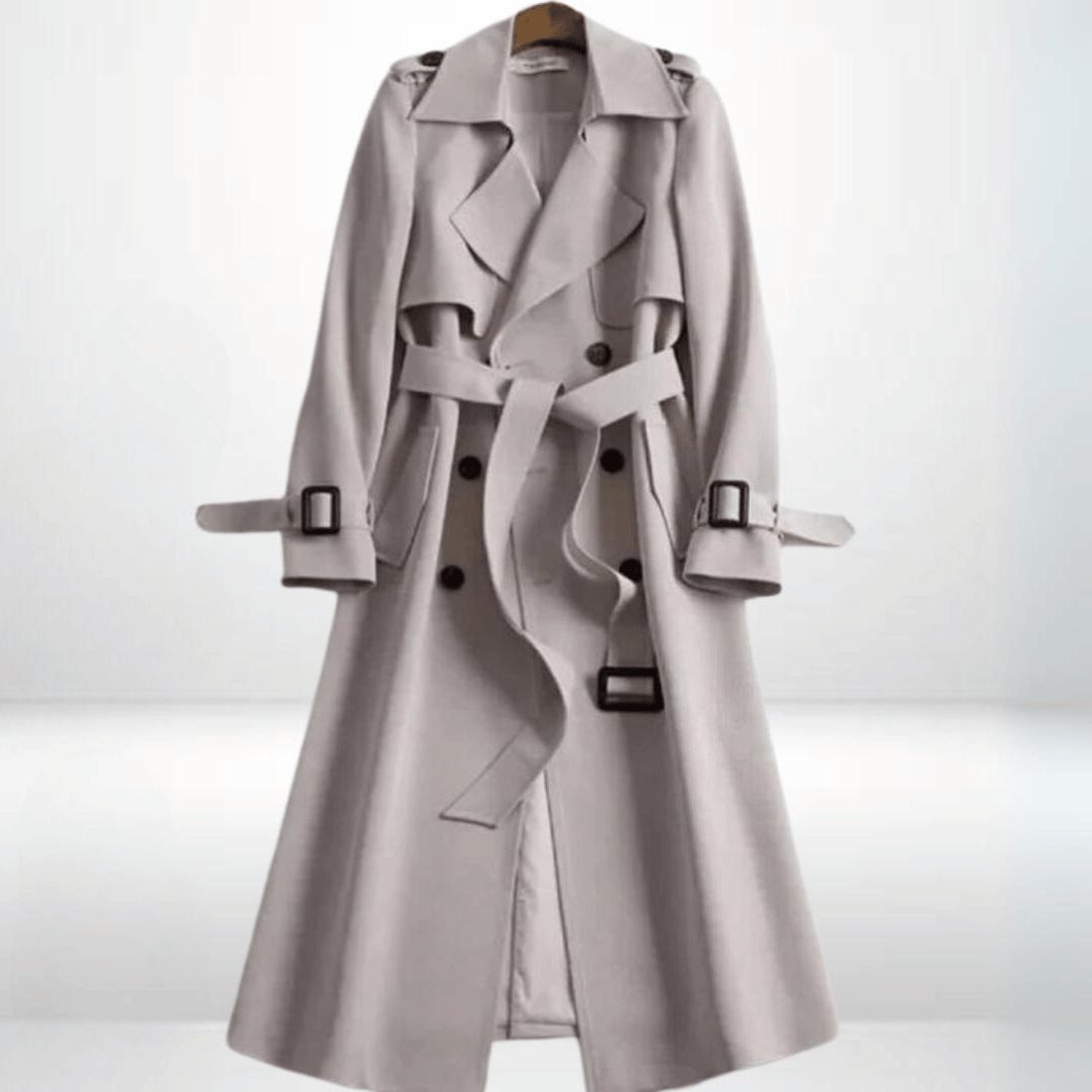 Chelsea | Women's Double-Breasted Trench Coat with Belt