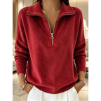 Augusta quarter-zip pullover - Red