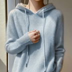Louisa | Women's Soft-Look Hooded Knit Pullover