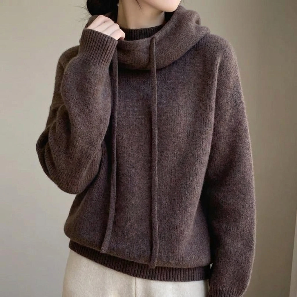 Geneva | Women's Relaxed Knit Drawstring Hoodie