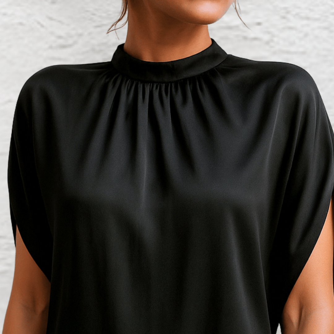 Women's Classic Crew-Neck Minimalist Dress