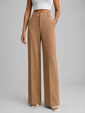 Celina | Women's High-Rise Pleated Wide-Leg Trousers — product image 1