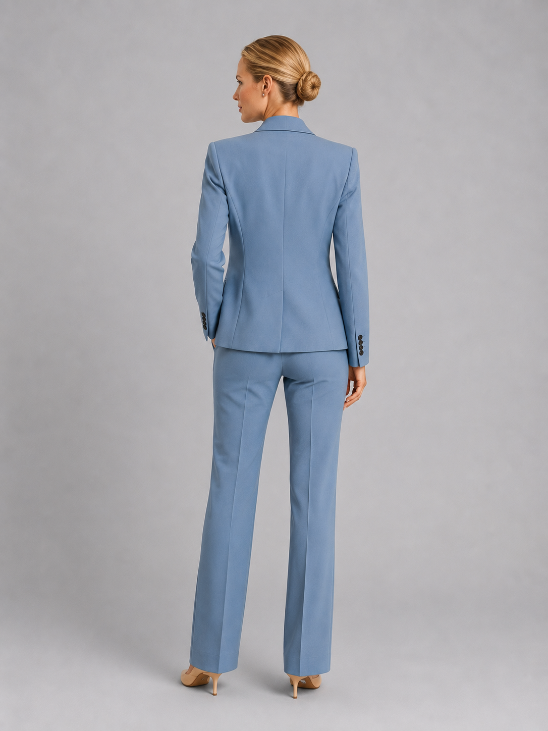 Verena | Women's Single-Button Blazer & High-Waist Pants Set — product image 3