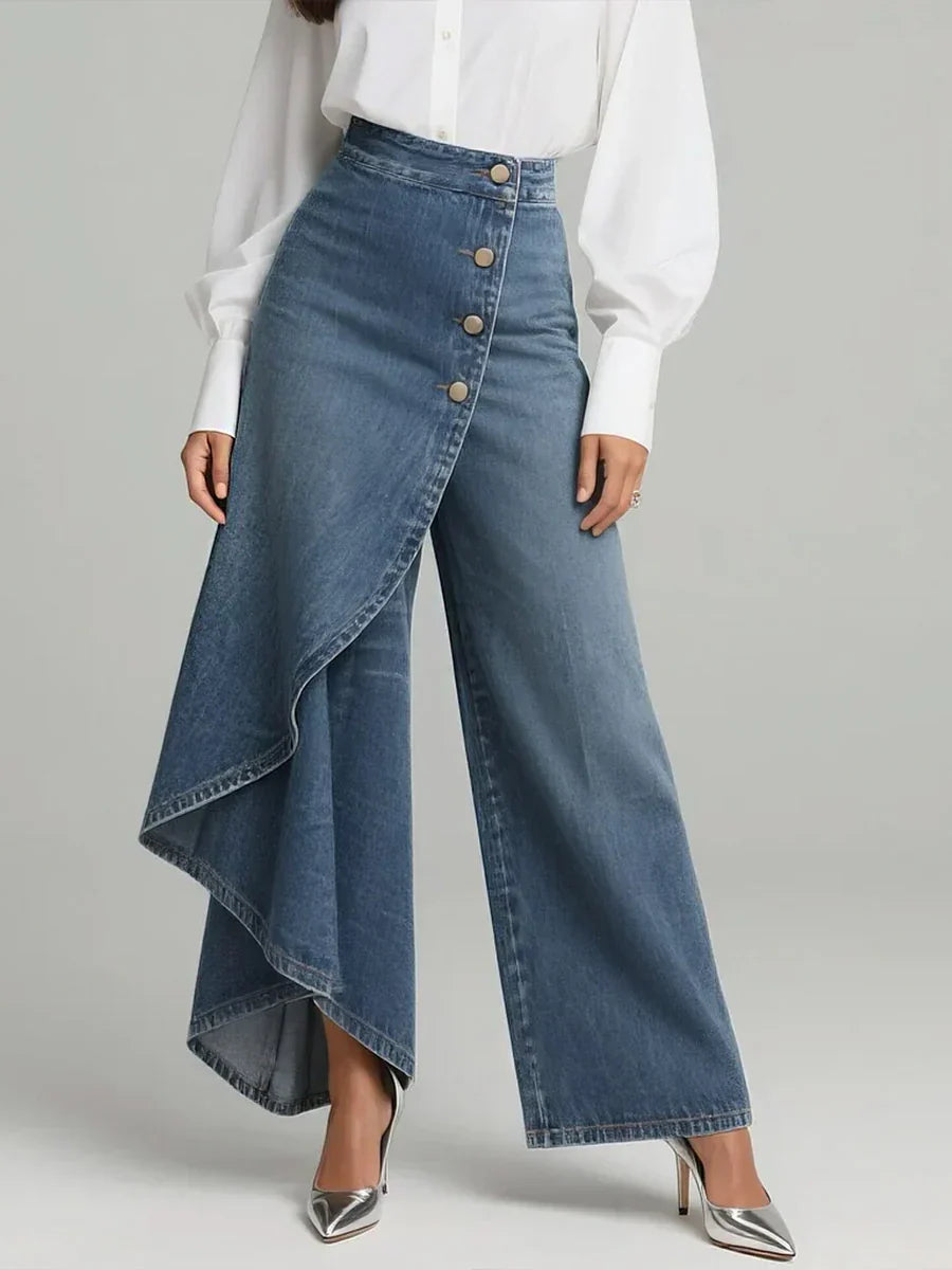 Merritt | Women's High-Waisted Wide-Leg Pants