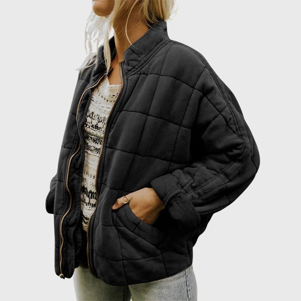 Christine | Quilted Oversized Bomber Jacket for Women