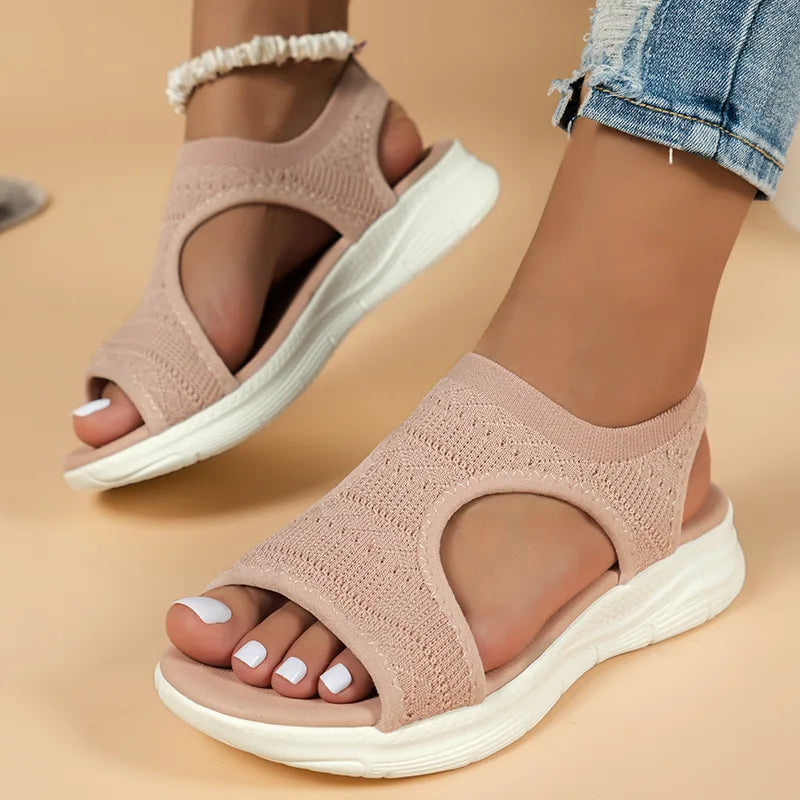 Women's Open Toe Platform Sport Sandal