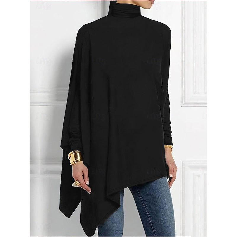 Imogen turtleneck top - Black detail