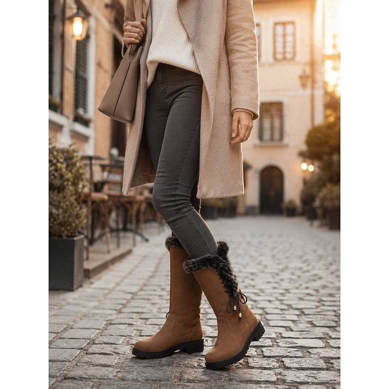 Corinna winter boots - styled in town