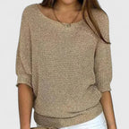 Geraldine batwing sweater - Beige