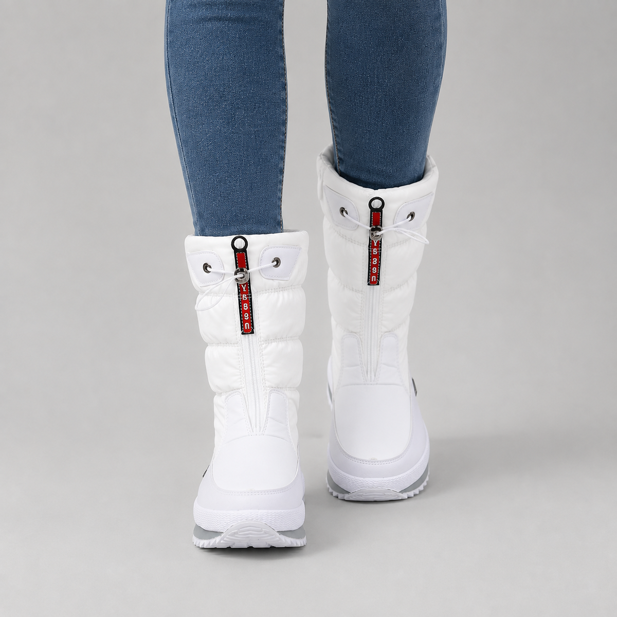 Padded zip-front winter boots, source view 4
