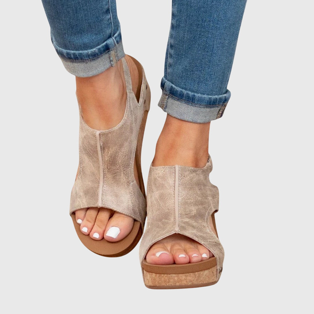 Rebecca women's open-toe buckle sandals photo 1