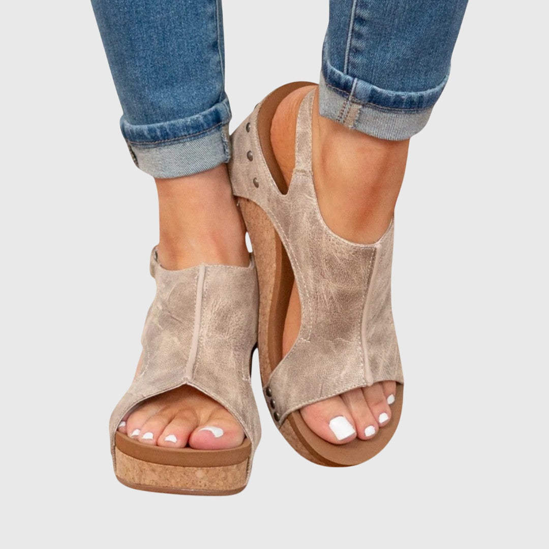 Rebecca women's open-toe buckle sandals photo 2