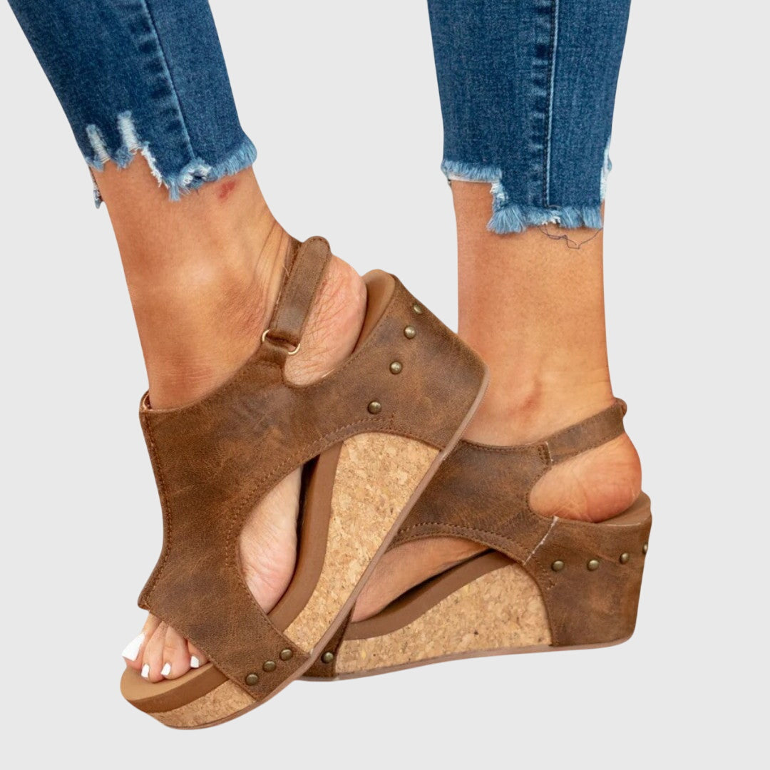 Rebecca women's open-toe buckle sandals photo 12