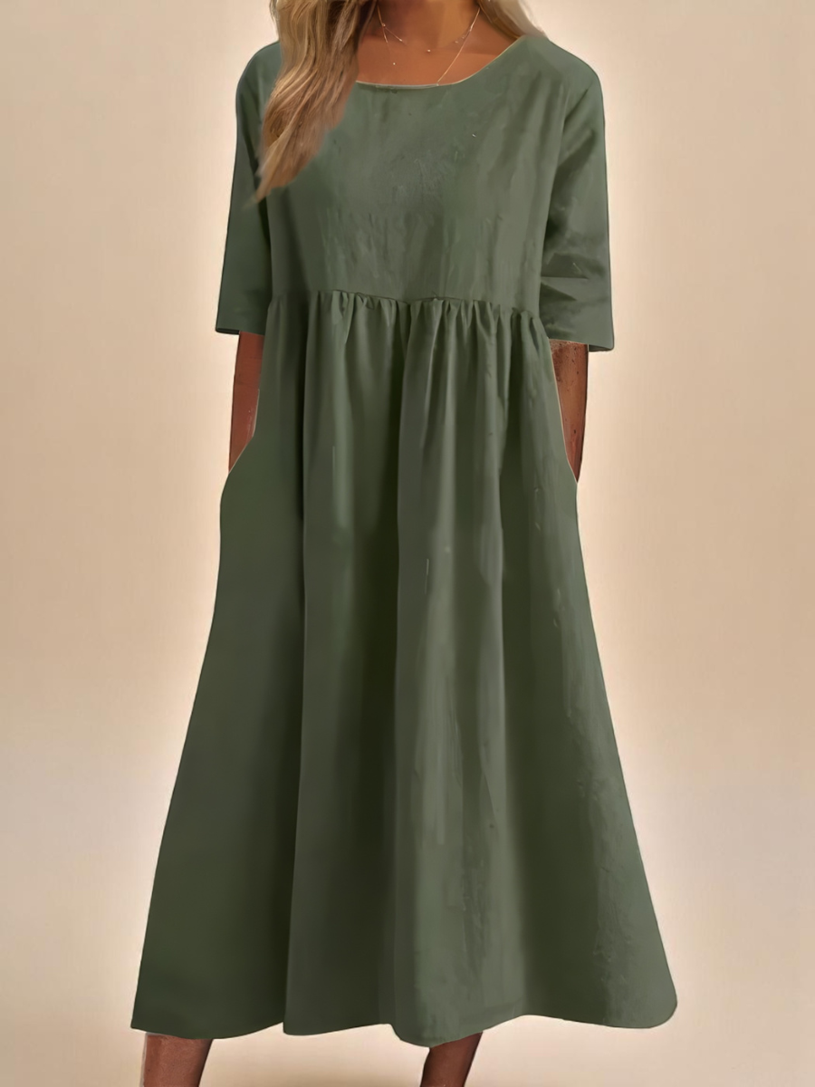 Isabelle women's round-neck casual dress image 3