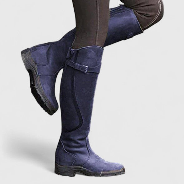 Henrietta knee-high boots - Blue