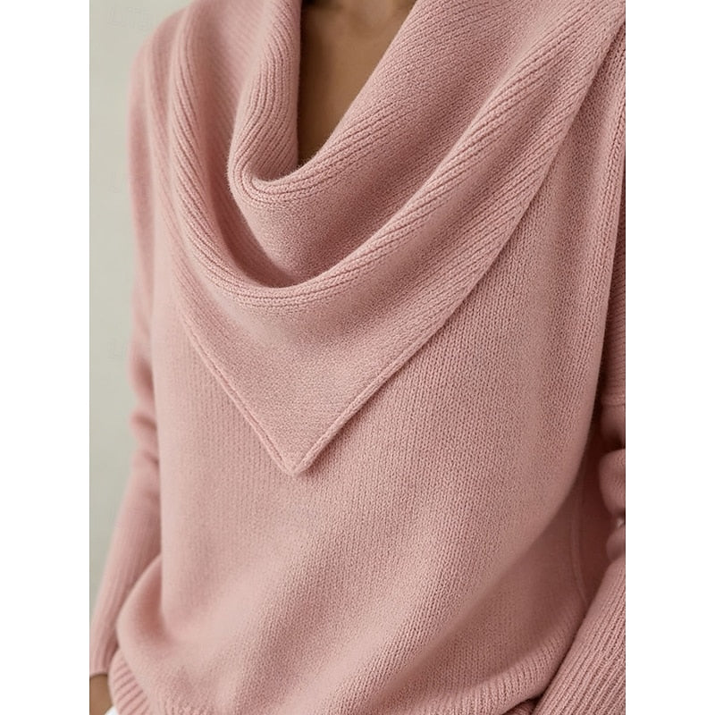 Helena Women's Elegant Cowl-Neck Sweater original view