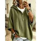 Mirabel hooded knit sweater - Military Green